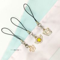 卡通手机防尘塞挂件情侣款男女通用创意个性挂件包包u盘钥匙扣配|手机挂件小樱三件套