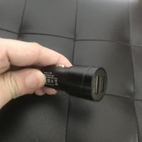 车载充电器多功能多用双usb点烟器转换头一拖二12-24v手机充电头|[黑色]车载充电器 送[尼龙款]三合一数据线