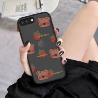草莓熊11prox手机壳iphone8plus可爱xr女款6s全包12防摔xsmax