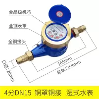 水表家用止回阀偷水器宁波自来水立式机械dn50螺纹防空转4分数字|DN15/4分铜罩铜接(TM)