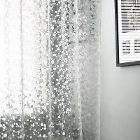 3d雨花石eva浴帘防水防霉加厚门帘隔断帘洗澡帘窗帘挡帘挂帘|240*200+2.4杆