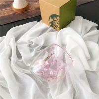 勺子咖啡勺金属甜品勺搅拌勺海洋女神马克杯圆头勺|限量款粉樱猫爪杯礼盒装