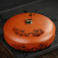 紫砂茶叶罐陶瓷大号存茶白茶普洱茶饼罐茶叶包装收纳盒家用|茶饼罐