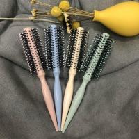 梳子女家用吹卷发梳内扣圆滚梳发廊吹造型专业美发刘海梳家用女士|马卡龙尖尾卷发梳三把