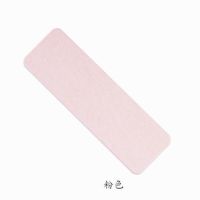 杯垫硅藻土洗手台吸水垫长条洗漱防水肥皂托卫生间厨房泥皂架|粉色 8*25cm