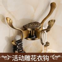 进门仿古挂衣钩欧式衣服挂钩排钩衣帽钩壁挂复古挂衣架墙壁墙上|唯美活动三钩