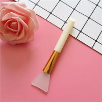 面膜刷软毛刷 美容院化妆刷美容刷水疗刷脸部刷子套装工具|硅胶刷头[黄色] [1片]独立装[刷子擦拭巾]