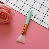 面膜刷软毛刷 美容院化妆刷美容刷水疗刷脸部刷子套装工具|硅胶刷头[绿色] [1片]独立装[刷子擦拭巾]