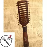 梳子女防静电家用排骨梳防脱发男士背头复古干湿两用|2359001棕色