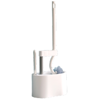 日式马桶刷套装厕所刷家用卫生间软毛长柄清洁刷子无死角|马桶刷套装(白色)