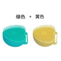 搓器家用硅胶洗澡刷多功能搓泥搓澡刷可装沐浴露不伤肤沐浴刷|升级版心形绿色1个+心形黄色1个
