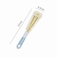 清洗杯子茶杯水杯瓶刷水瓶暖壶开水壶长柄清洁刷子刷锅神器杯刷|新款优质版短款杯刷(颜色随机)