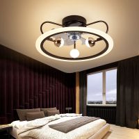 吸顶灯带风扇一体家用大风力卧室网红吊灯饭厅客厅变频隐形风扇灯