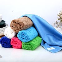 家政清洁竹纤维珊瑚绒清洁毛巾七色保洁布抹布分区使用加厚超吸水|7条七色套装(推荐使用)