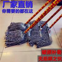 棉纱老式拖把木杆家用吸水普通加大号物业纯棉线墩布尘推工厂