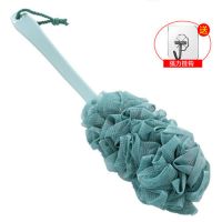 浴花刷洗澡刷子搓澡神器家用洗澡巾强力搓灰搓泥儿童后背沐浴男女|青色 浴花刷[1个]+挂钩[1个]