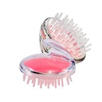 头部保健按摩刷沐浴洗头刷子洗发梳子婴儿成人洗头神器硅胶刷子|3个装[颜色随机]