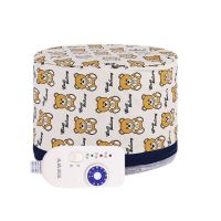 家用加热帽发膜蒸发帽蒸汽焗油帽女电热发帽染发头发护理护发帽子|升级皮革十档黄小熊