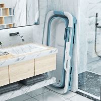 大人洗澡桶成人塑料折叠泡澡桶浴桶沐浴盆加热加长可躺可坐可直脚