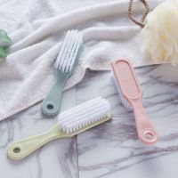 鞋刷子软毛洗衣刷高品质清洁刷厨房刷塑料厚手柄小刷子洗鞋板刷|颜色混搭-随机 1把装