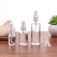 多瓶装塑料喷雾瓶酒精小喷瓶消毒专用便携分装瓶化妆补水细雾喷瓶|30毫升喷瓶[4个]送漏斗