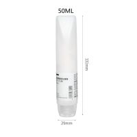 软管翻盖瓶洗面奶挤压小空瓶护手霜乳液旅行便携化妆品分装空瓶子|[日系软管瓶50ML]1个装 关注店铺送标签+漏斗