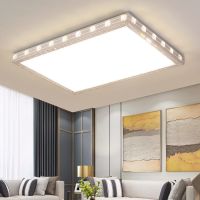 客厅灯圆形大气水晶吸顶灯调光书房卧室灯餐厅圆灯2021年新款