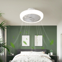 超薄吸顶风扇灯家用餐厅卧室吊扇灯客厅现代简约北欧带电风扇的灯