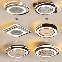 北欧隐形吸顶风扇灯卧室吊扇灯家用现代简约书房餐厅电风扇吊灯具