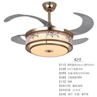 风扇灯 隐形吊扇灯客厅餐厅卧室led灯具简约现代驱蚊变频电扇吊灯