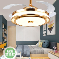 隐形吊扇灯风扇灯现代简约led客厅卧室餐厅家用一体带灯的吊扇灯