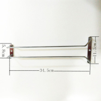 欧式高档不锈钢高脚杯架红酒架摆件酒柜吊杯架家用倒挂红酒杯挂架|单格杯架