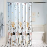 卫生间浴帘布加厚防水防霉不透挂帘浴室门帘窗户帘隔断遮挡帘浴帘