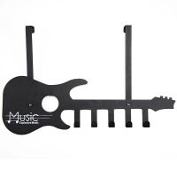 门后挂钩强力承重免钉壁挂门上挂钩静音门上挂衣架无痕粘胶挂衣钩|吉他款图案随机