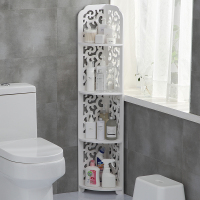卫生间置物架 落地置地式洗手间厕所架洗漱台 浴室收纳架|巴洛克4层