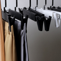 防滑塑料衣架裤架裤夹子裙夹服装店晾衣架裤夹晾晒衣挂钩衣架