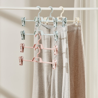 无痕裤架家用衣架子裤夹晒衣架挂钩晾裙子衣服内衣的夹子衣架专用