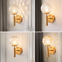 led水晶壁灯北欧后现代轻奢客厅过道墙壁灯现代卧室床头灯