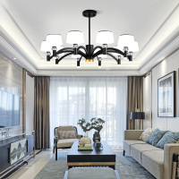 北欧客厅吊灯现代大气家用网红卧室餐厅灯饰创意个性美式灯具