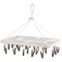 家用晒袜架内衣内裤架晾袜子神器小夹子衣架多夹子多功能衣夹