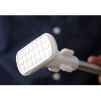 伸缩杆门帘杆浴帘杆浴帘杆置物架窗帘杆子杆棍子免打孔细粗杆|灰色适用于110-180cm不锈钢伸缩杆