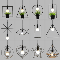 北欧小吊灯床头灯餐厅三头现代卧室过道阳台吧台单头个性灯具