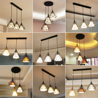 北欧餐厅吊灯三头餐桌灯现代单头餐厅灯美式创意个台灯具