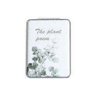 迷你便携折叠镜子小 随身双面镜复古化妆镜 美学文艺寝室|尤加利