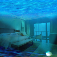 卧室床头情趣灯浪漫梦幻海洋星空氛围房间装饰创意投影小夜灯