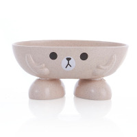 欧式可爱肥皂盒创意沥水卫生间浴室卡通迷你儿童香皂盒置物架|[冲量不计成本]小麦色