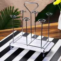 不锈钢杯架水杯挂架玻璃杯架沥水架啤酒杯茶杯收纳架创意杯子架|不锈钢杯架