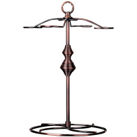 不锈钢杯架水杯挂架玻璃杯架沥水架啤酒杯茶杯收纳架创意杯子架|古铜红酒杯杯架