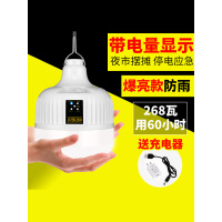 应急家用移动可充电灯泡夜市摆地摊照明亮led无线户外长续航