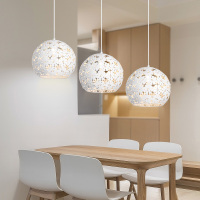 照明三头餐厅吊灯现代个性创意客厅灯具北欧led餐吊灯c